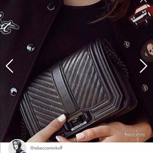 Rebecca Minkoff Chevron Quilted SML Love Crossbody